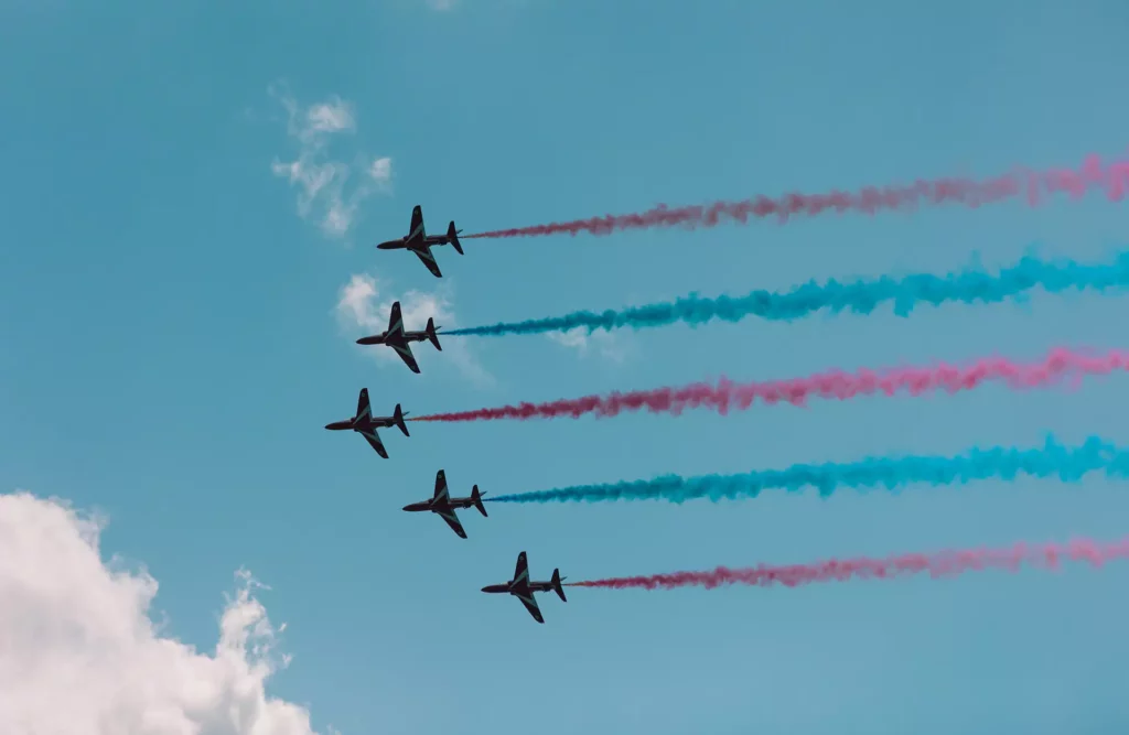 Defence force jets
